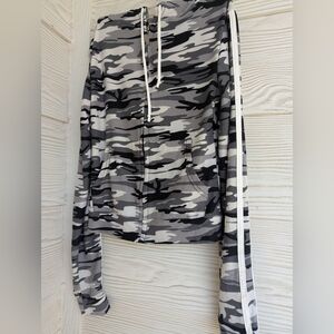 Girls brand New Never Worn hooded Jacket .